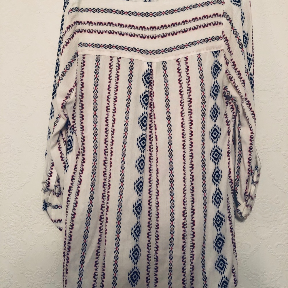 Boho Aztec Blouse - Picture 3 of 5